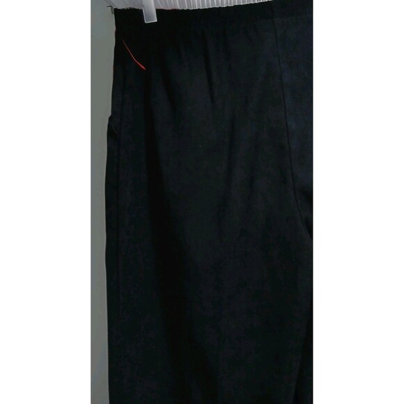 Denim & Co Women’s Small Black Velvet Pull-On Pants Y2K Goth Grunge Luxe EUC - Picture 7 of 11